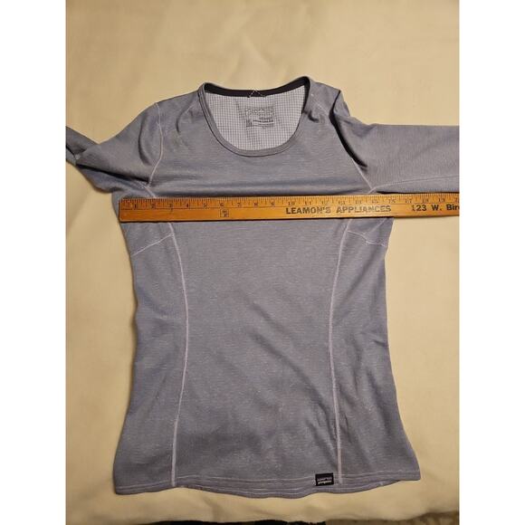 Patagonia Womens Capilene Baselayer Top XXS PurpleMidweight Crew Long Sleeve Tee - Picture 3 of 8